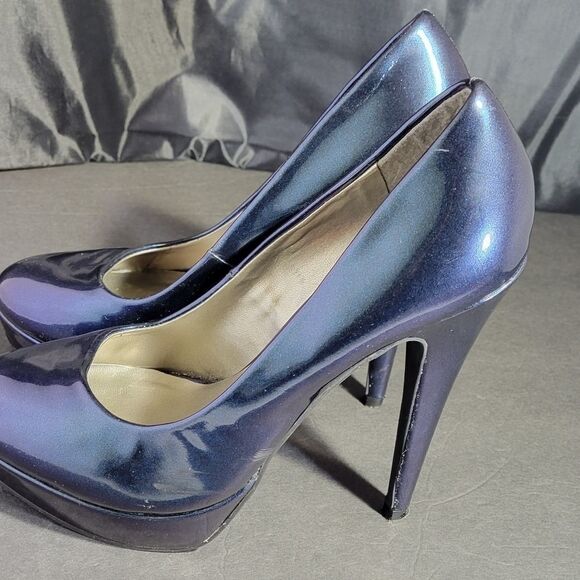 WOMEN"S GUESS PATENT HEELS HIGH STILETTOS PUMP SHOE - Picture 11 of 16